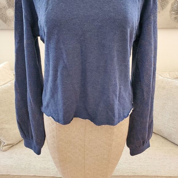 INC Embellished-Sleeve Sweatshirt size Medium - NEW - Picture 4 of 12
